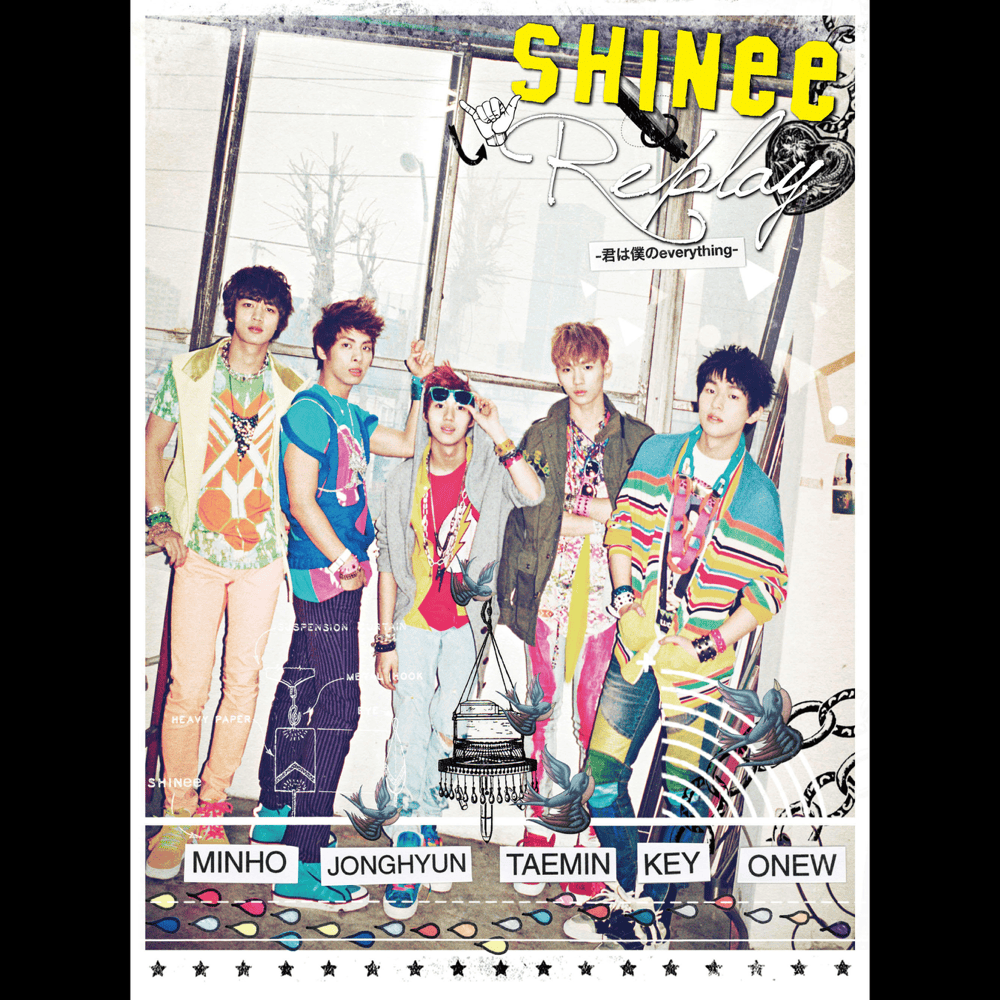 Album cover art for "Replay -君は僕のeverything-" by SHINee