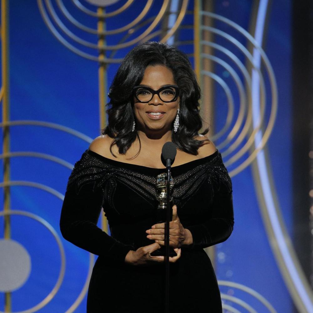 Album cover art for "Oprah 75th Golden Globes Cecil B. DeMille Award Acceptance Speech" by Oprah Winfrey
