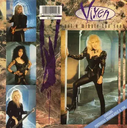 Album cover art for "Not A Minute Too Soon" by Vixen (Rock)