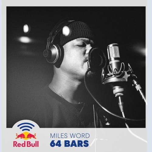Album cover art for "Red Bull 64 Bars" by MILES WORD