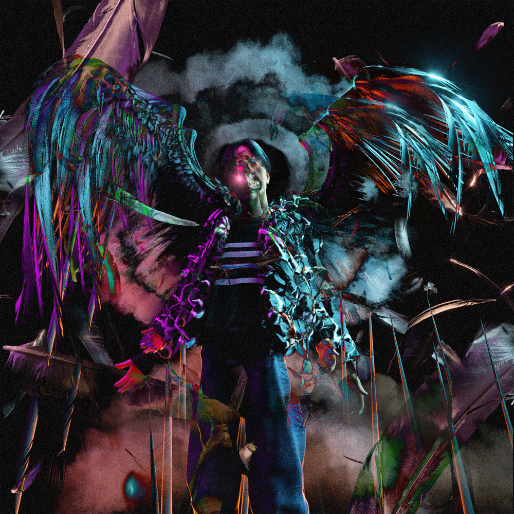 Album cover art for "Augen rot" by Sin Davis