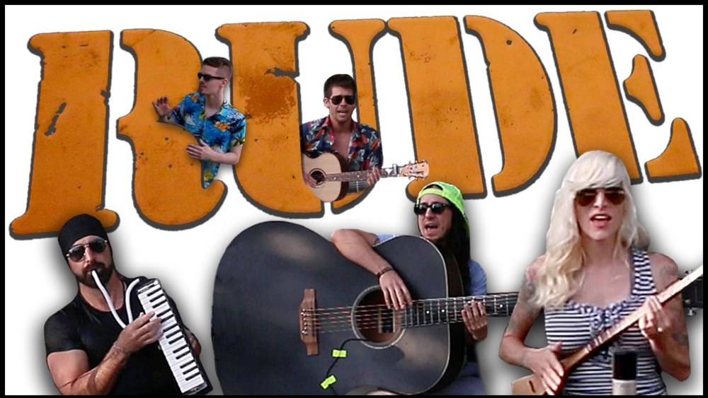 Album cover art for "Rude" by Walk off the Earth