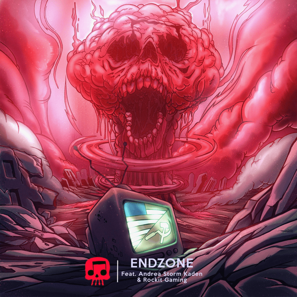 Album cover art for "Endzone" by JT Music & Andrea Storm Kaden & Rockit Music