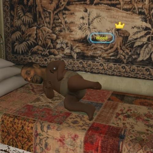 Album cover art for "DARIACORE FOR MY FRIEND WEED, BECAUSE IT IS HIS 22ND BIRTHDAY" by Syzy