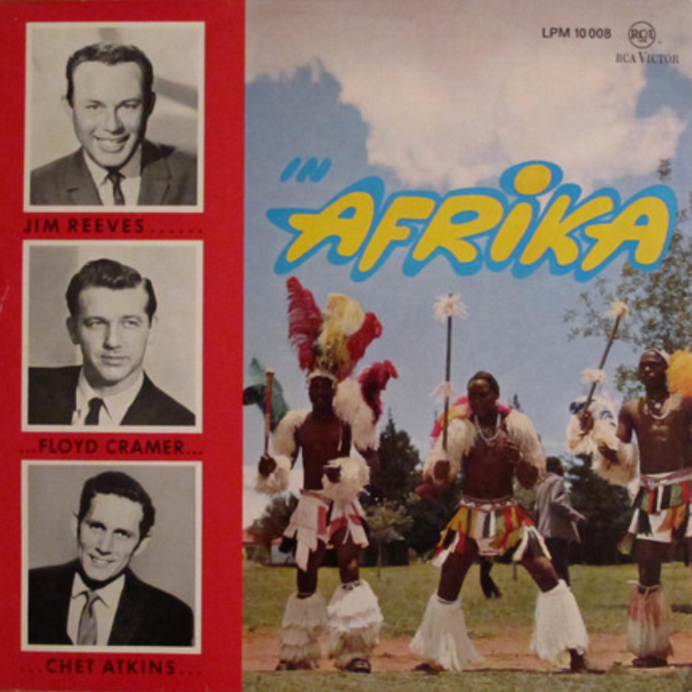 Album cover art for "Die Ou Kalahari" by Jim Reeves