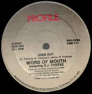 Album cover art for "King Kut" by Word of Mouth & DJ Cheese