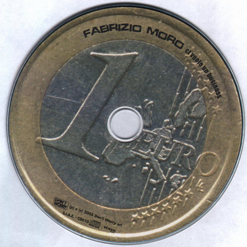 Album cover art for "Ci Vuole Un Business" by Fabrizio Moro
