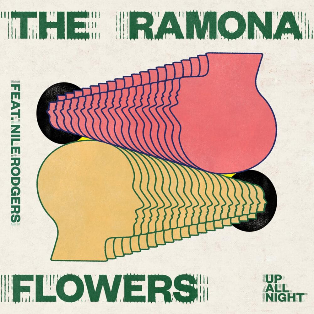 Album cover art for "Up All Night" by The Ramona Flowers