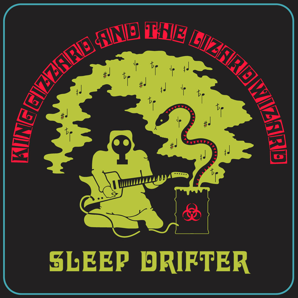 Album cover art for "Sleep Drifter" by King Gizzard & The Lizard Wizard