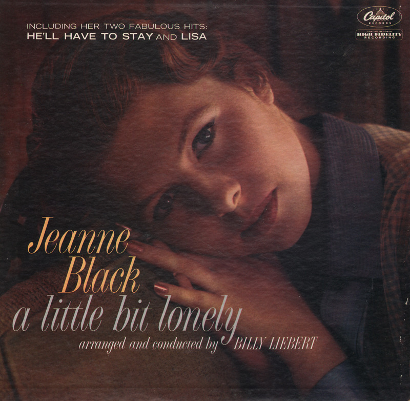 Album cover art for "He’ll Have To Stay" by Jeanne Black