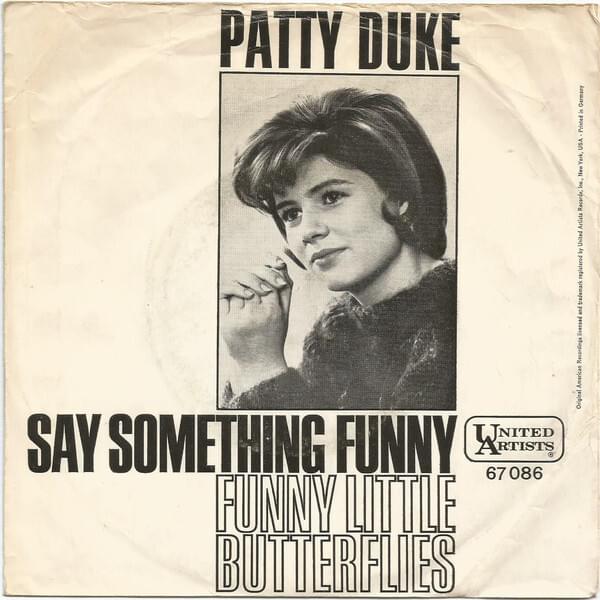 Album cover art for "Say Something Funny" by Patty Duke