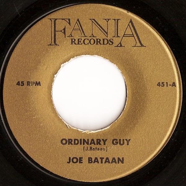 Album cover art for "Ordinary Guy" by Joe Bataan