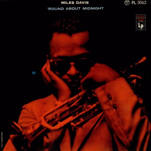 Album cover art for "’Round Midnight" by Miles Davis