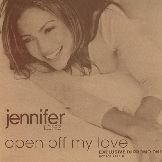 Album cover art for "Open Off My Love" by Jennifer Lopez