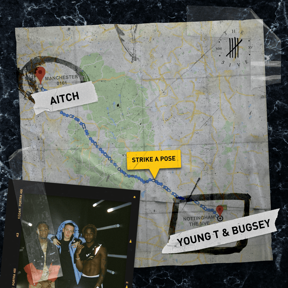 Album cover art for "Strike A Pose" by NOW That’s What I Call Music! & Aitch