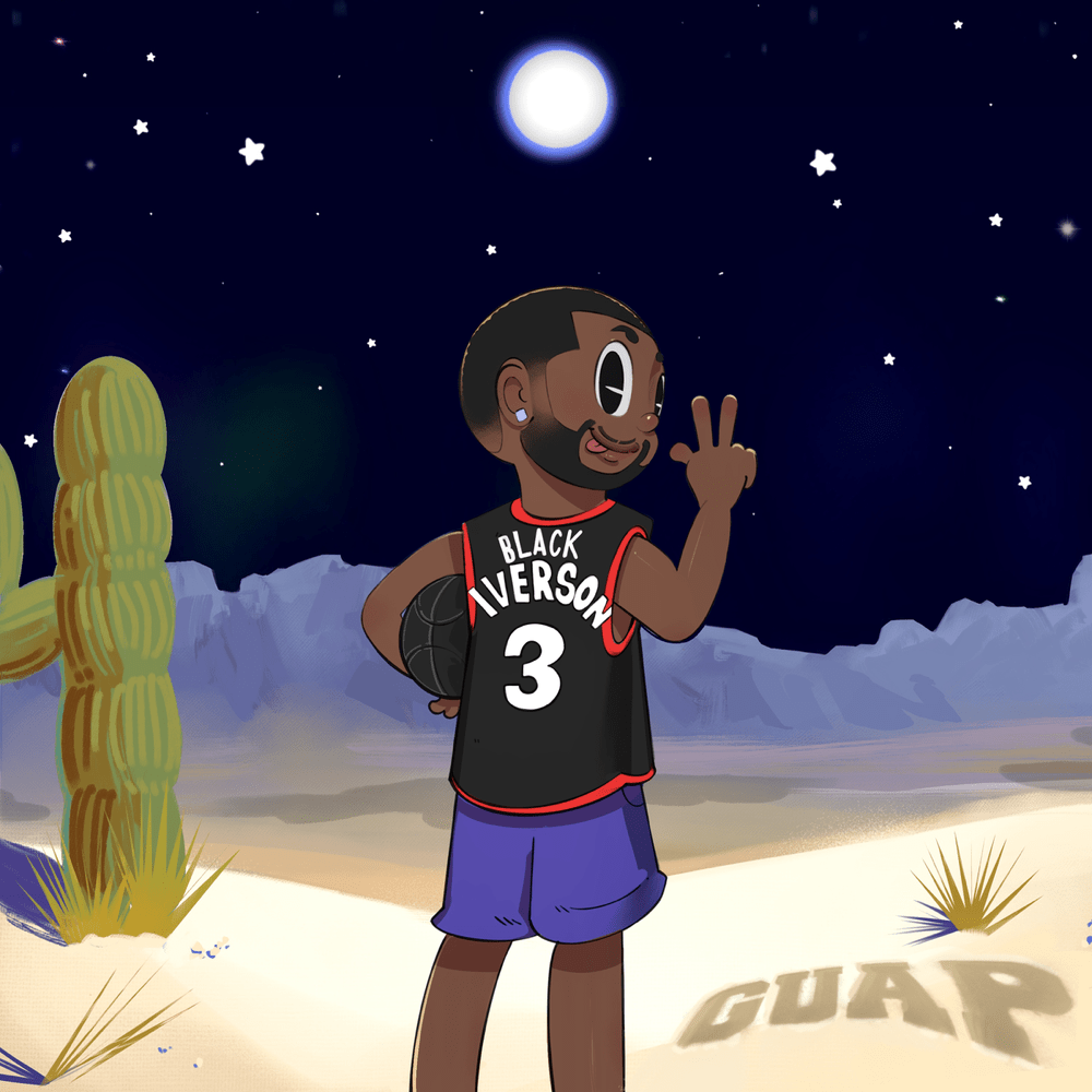 Album cover art for "Black Iverson" by CKay