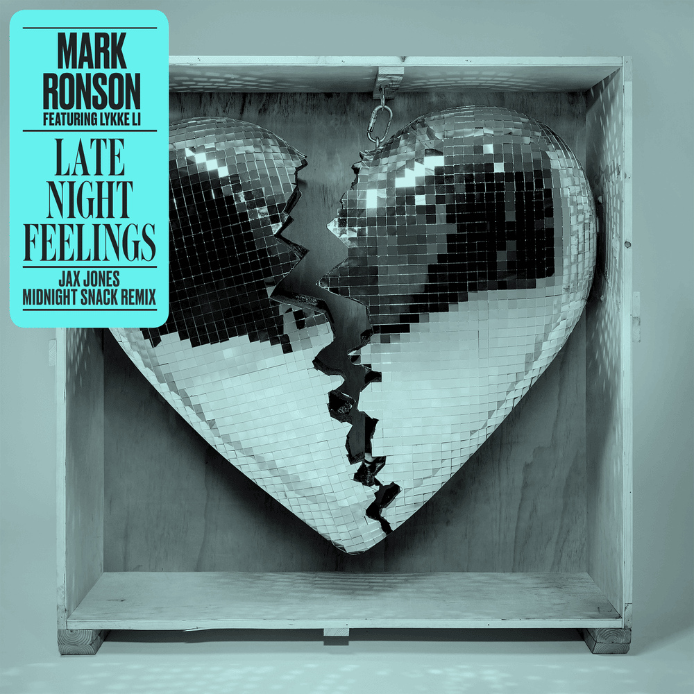 Album cover art for "Late Night Feelings (Jax Jones Midnight Snack Remix)" by Mark Ronson & Lykke Li