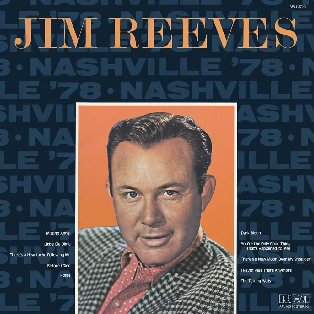 Album cover art for "Missing Angel" by Jim Reeves