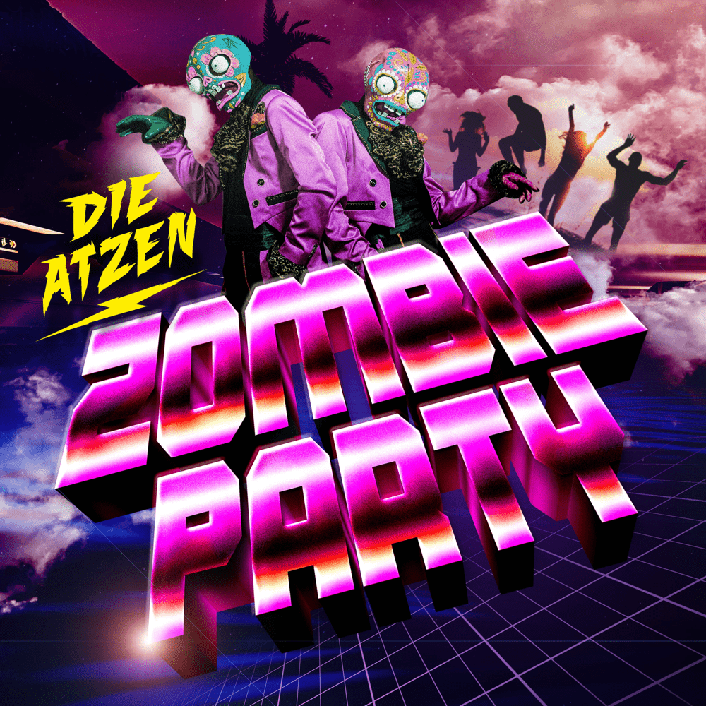 Album cover art for "Zombie Party" by Die Atzen