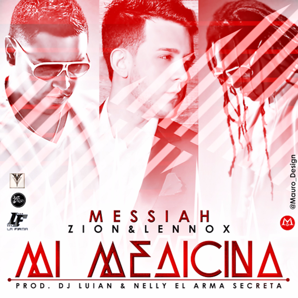 Album cover art for "Mi Medicina" by Zion & Lennox