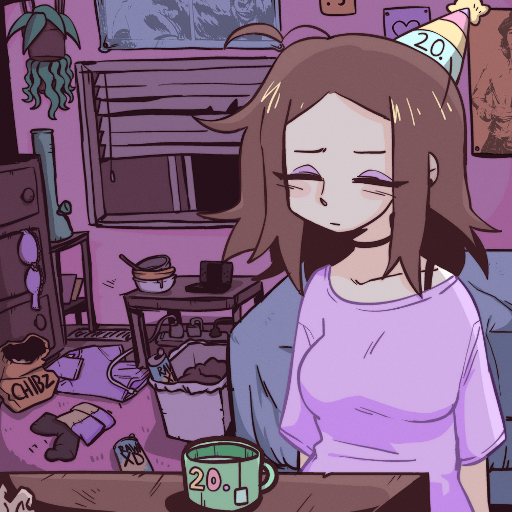 Album cover art for "manners." by shteppi