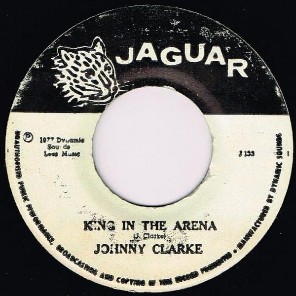 Album cover art for "King In The Arena" by Johnny Clarke