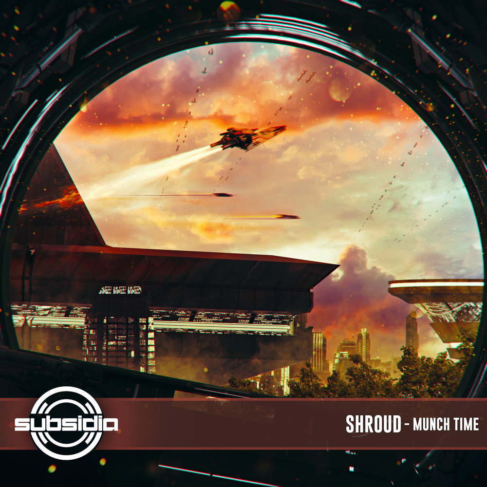 Album cover art for "Munch Time" by Shroud (EDM)