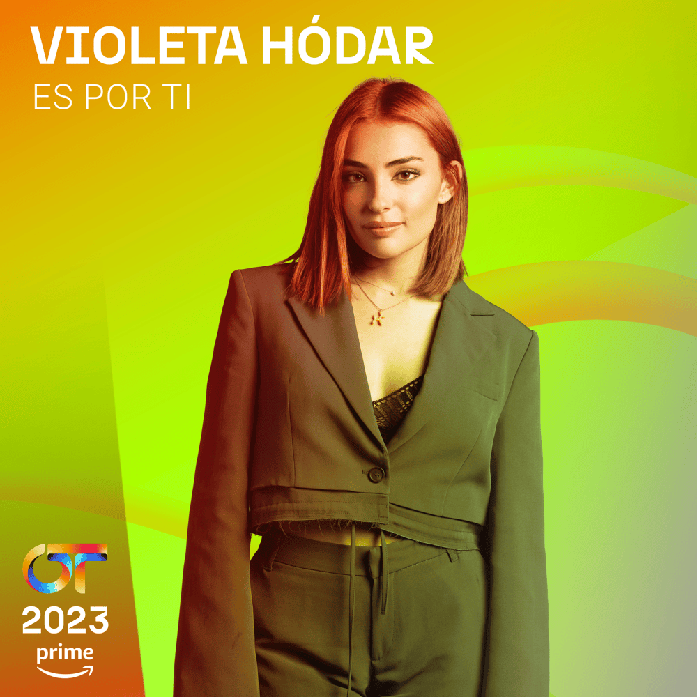 Album cover art for "Es Por Ti" by VIOLETA