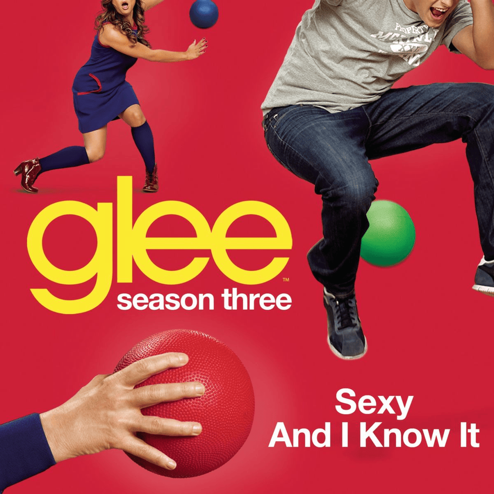 Album cover art for "Sexy and I Know It (Glee Cast Version)" by Glee Cast & Ricky Martin