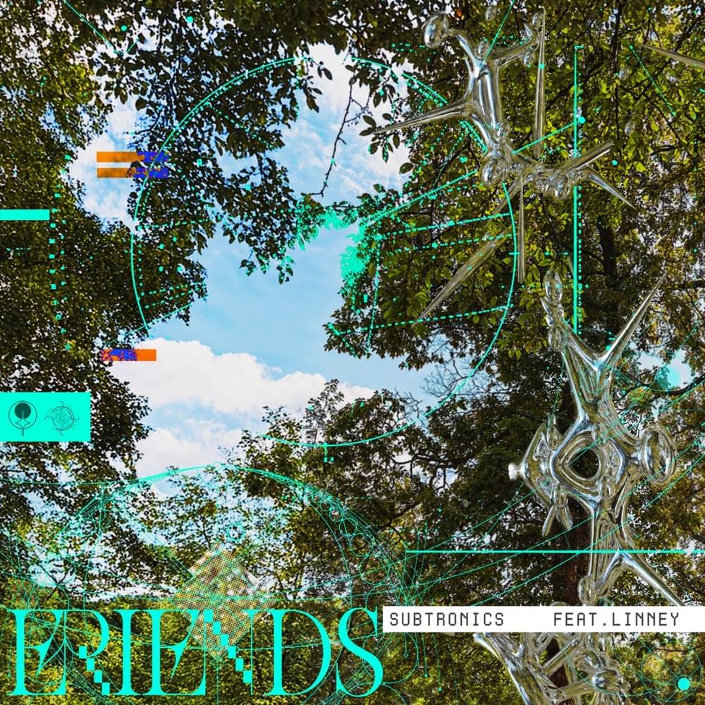 Album cover art for "Friends" by Subtronics
