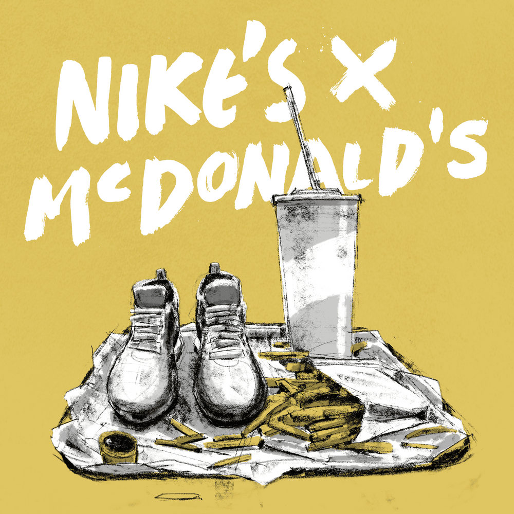 Album cover art for "Nike’s X McDonald’s" by Disarstar & BLINKER & Philipp Dittberner