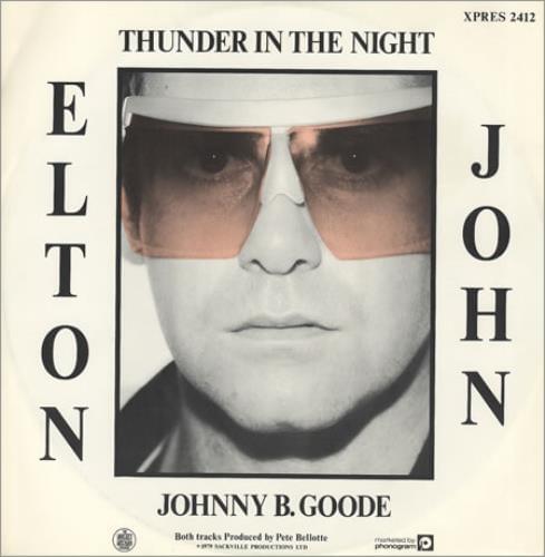 Album cover art for "Johnny B. Goode" by Elton John