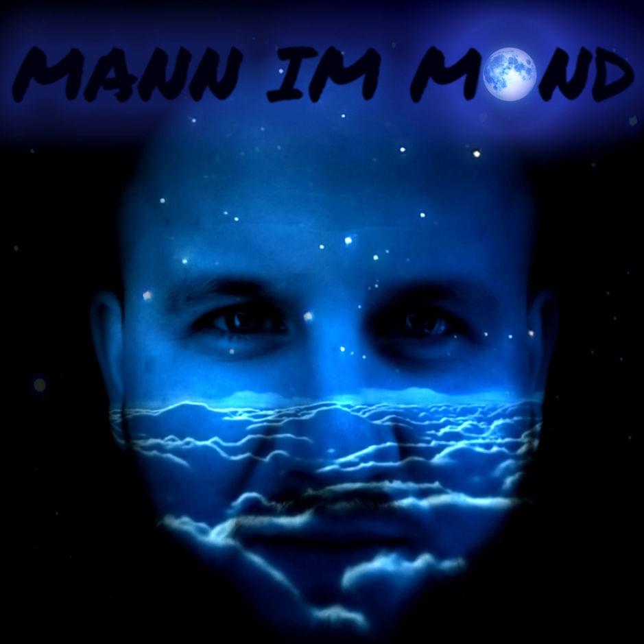 Album cover art for "Mann im Mond" by Jay Jiggy