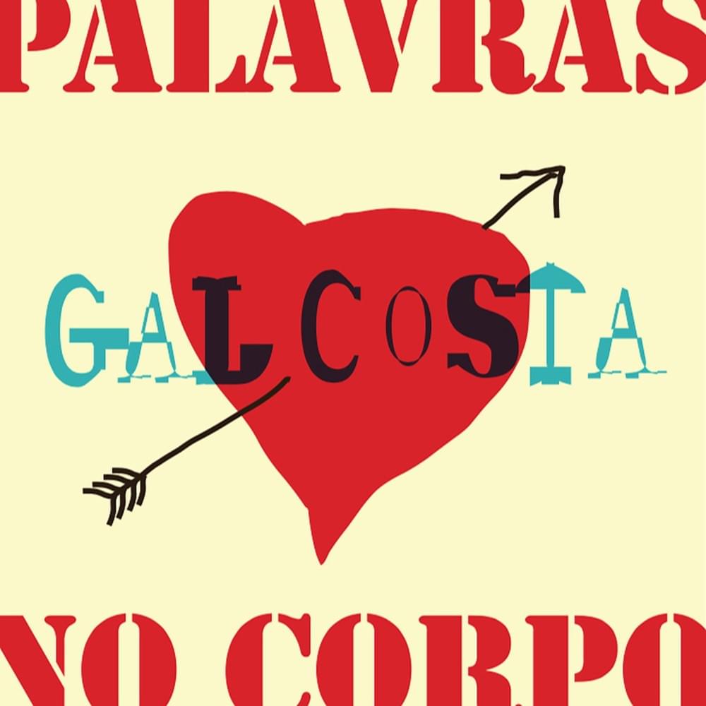 Album cover art for "Palavras no Corpo" by Gal Costa