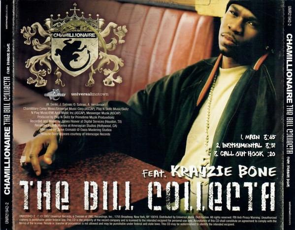 Album cover art for "The Bill Collecta" by Chamillionaire & Krayzie Bone