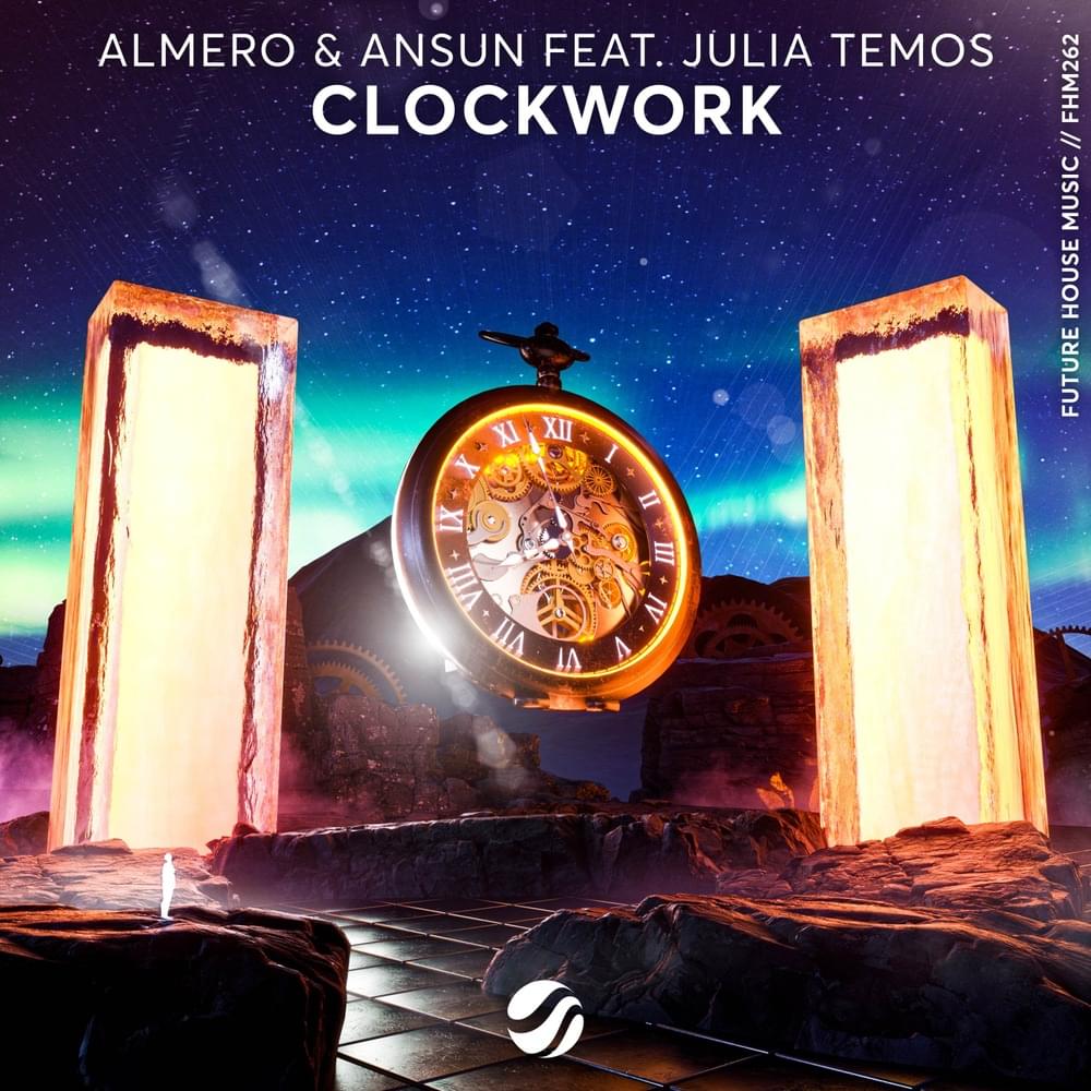 Album cover art for "Clockwork" by Almero & Julia Temos