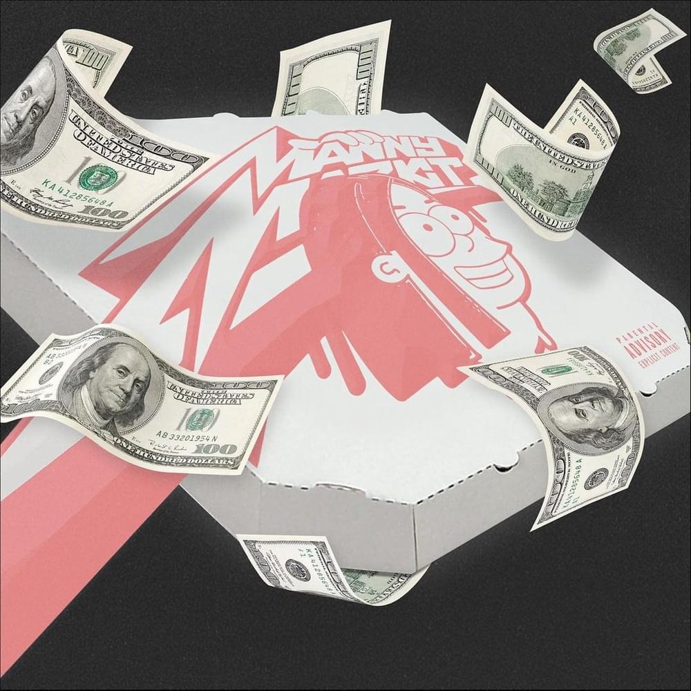 Album cover art for "MANNY MARKT" by DCVDNS & LGoony