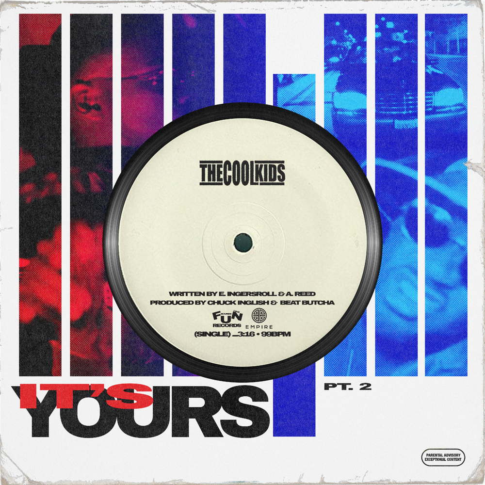 Album cover art for "IT’S YOURS, PT. 2" by The Cool Kids
