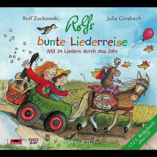 Cover image for Rolfs bunte Liederreise