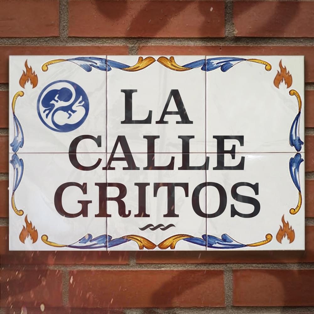Album cover art for "La calle gritos" by Ayax y Prok