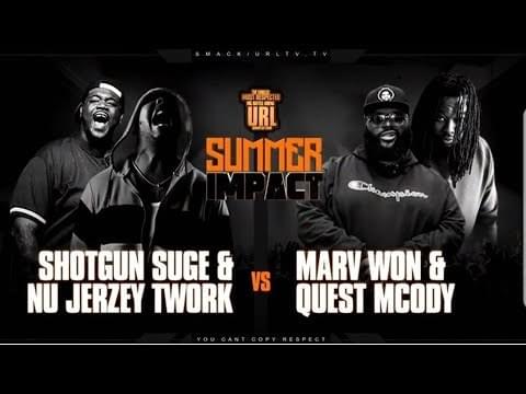 Album cover art for "Marv & Quest vs. The Monstars" by URLtv & Marv Won & Quest MCODY & Shotgun Suge & Nu Jerzey Twork