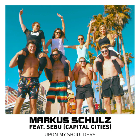 Album cover art for "Upon My Shoulders" by Markus Schulz & Sebu