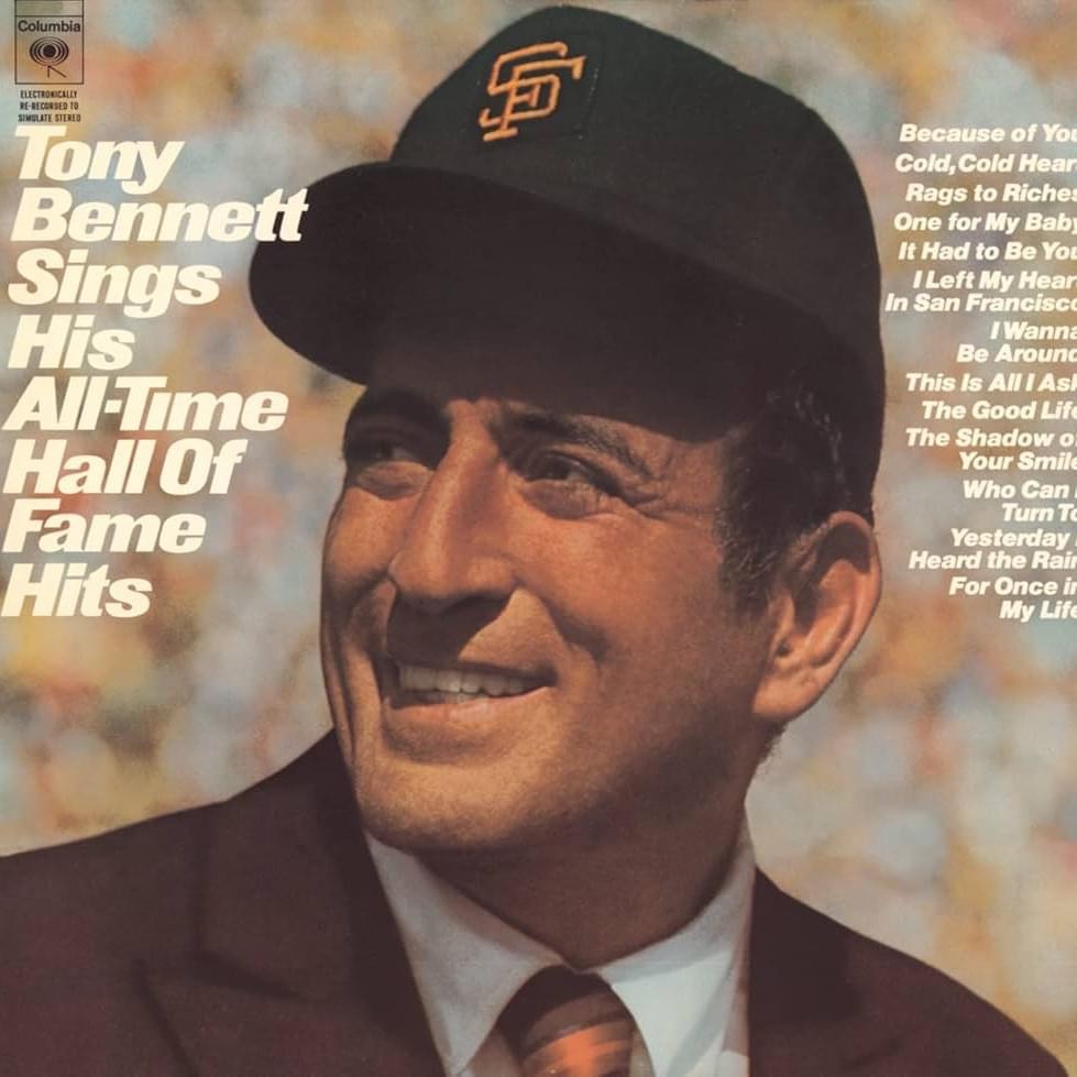 Cover image for Tony Bennett Sings His All-Time Hall of Fame Hits	