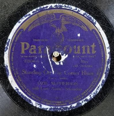 Album cover art for "Standing On The Corner Blues" by Ozie McPherson