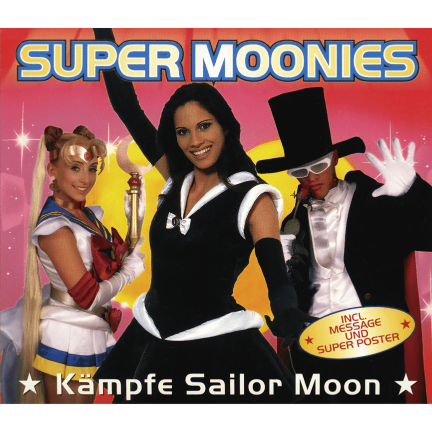 Album cover art for "Kämpfe Sailor Moon (Radio Mix)" by Super Moonies