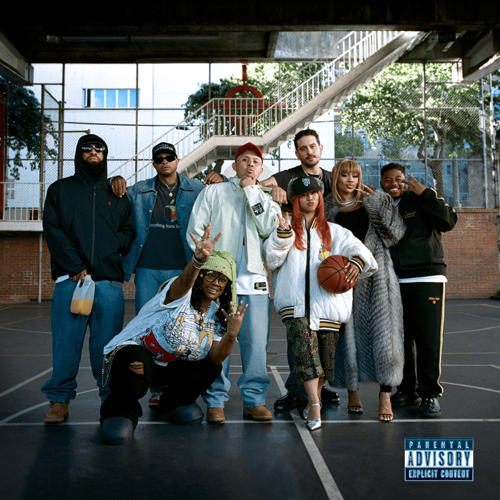 Album cover art for "Players Holiday ’25" by P-LO & Kamaiyah & Saweetie & LaRussell & thủy (VNM) & YMTK