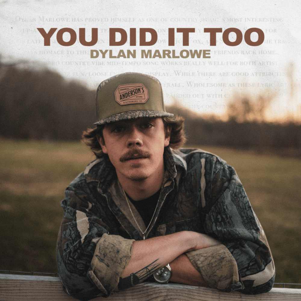 Album cover art for "You Did It Too" by Dylan Marlowe