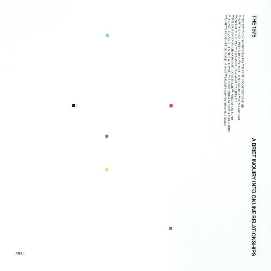 Album cover art for "102" by The 1975
