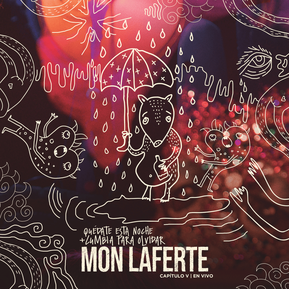 Album cover art for "Quédate Esta Noche (En Vivo, Desde El Lunario del Auditorio Nacional)" by Mon Laferte