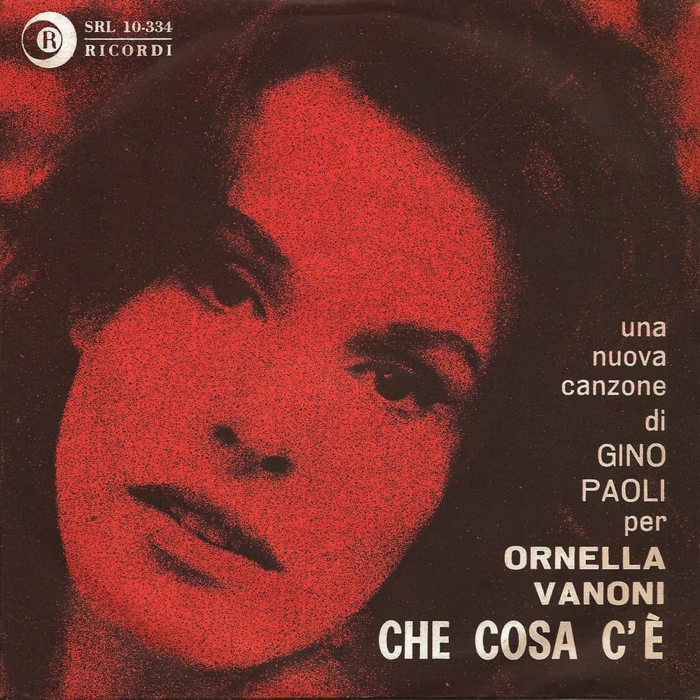 Album cover art for "Che cosa c’è" by Ornella Vanoni